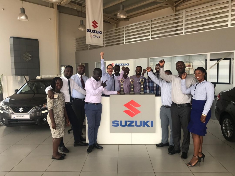 Suzuki by CFAO wins 3 top awards from Suzuki Motor Corporation