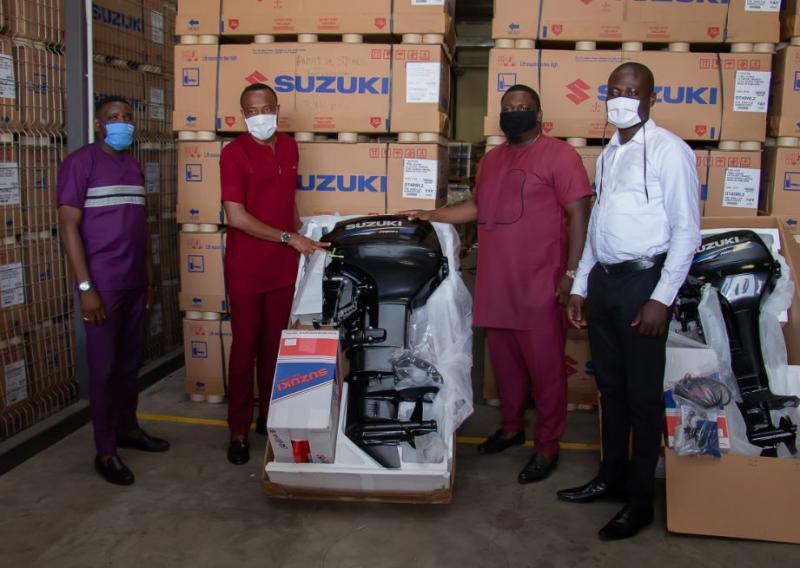 BIZ GPS delivers first batch of Suzuki outboard engines to CODA